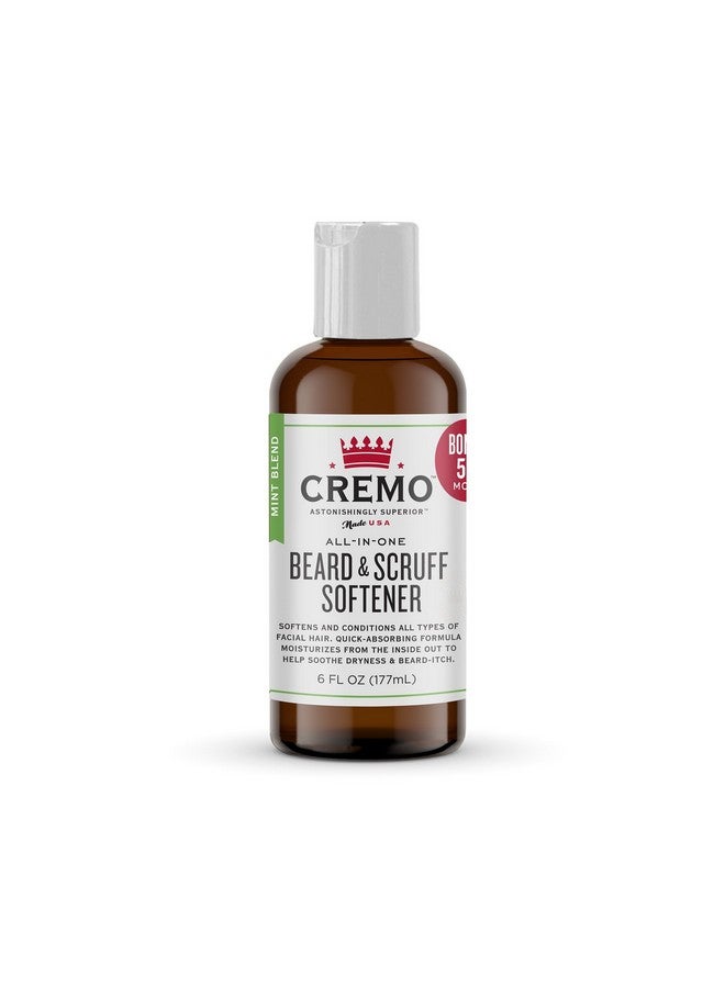 cremo Wild Mint Beard & Scruff Softenersoftens And Conditions Coarse Facial Hair Of All Lengths In Just 30 Seconds6 Fl Oz