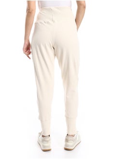 Beige elastic waist trousers - pzsku/ZAD60B3A08122184E74F5Z/45/_/1710105935/37578573-f769-4ffe-93f1-1555029694eb