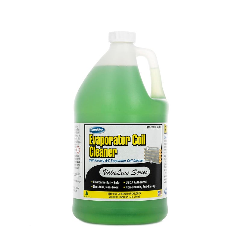 Comstar Valuline Evaporator Coil Cleaner, Economical Self-Rinsing AC Evaporator, Biodegradable, Non-Toxic, Neutral pH, Made in USA, 1 Gallon (90-910) - Image 1