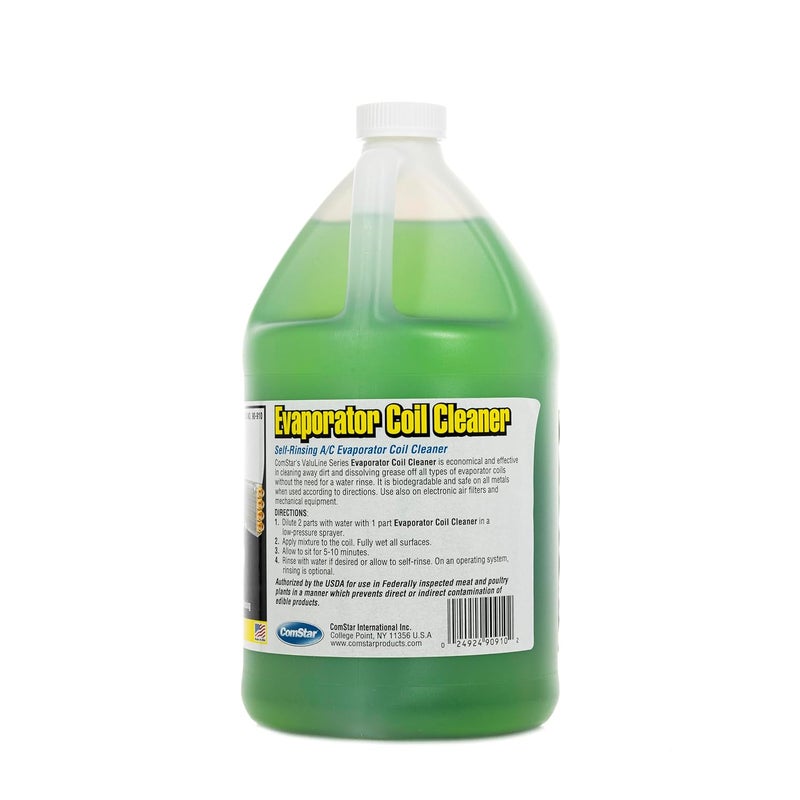Comstar Valuline Evaporator Coil Cleaner, Economical Self-Rinsing AC Evaporator, Biodegradable, Non-Toxic, Neutral pH, Made in USA, 1 Gallon (90-910) - Image 3