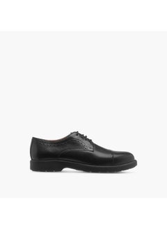 Le Confort Men's Perforation Detail Lace-Up Derby Shoes  - Image 3