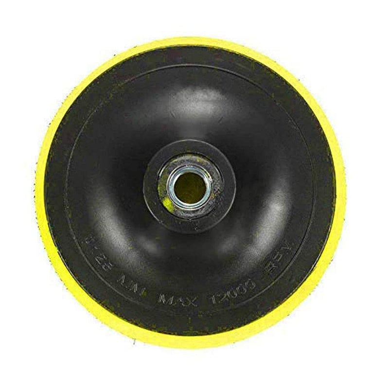 Diy Crafts CTDIYHI47489 7 Inch Backer Pad Polishing Buffing Plate Rubber M 44483 Drill Thread Kit Set 1 Inch Kit Backer Pad Universal Drill Nut - Image 4