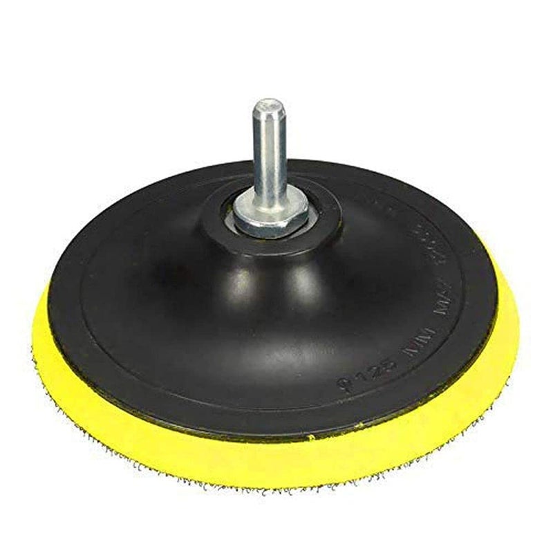 Diy Crafts CTDIYHI47489 7 Inch Backer Pad Polishing Buffing Plate Rubber M 44483 Drill Thread Kit Set 1 Inch Kit Backer Pad Universal Drill Nut - Image 2