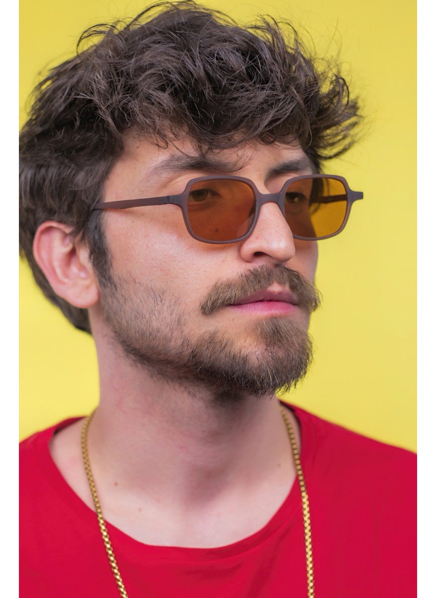 Focus On Arwen Matte Brown Sunglasses  - Image 5