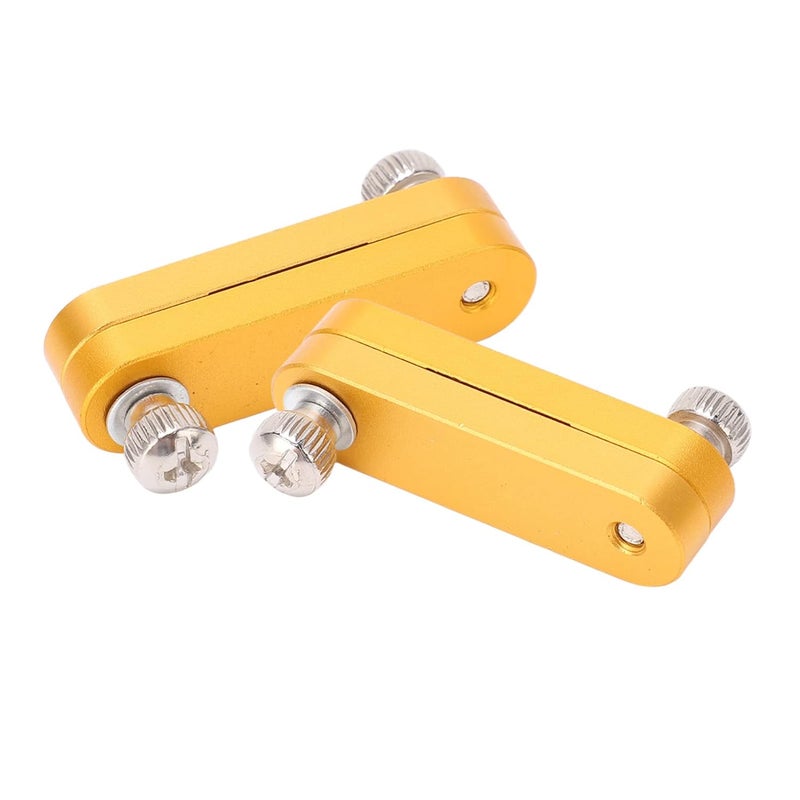 Ruler Limit Block with Adjustable Thickness, Aluminum Alloy 2PCS, Accurate Woodworking Fence Stop - Durable Build, Precision Positioning, Ideal for DIY and Furniture Making - Image 1
