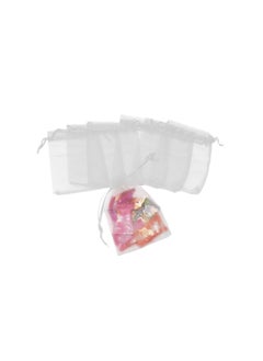 PRINTSHOP4ME 100 Pcs Organza Drawstring Bags - Ideal for Wedding Favors, Parties - Pouches for Candy, Jewelry - Perfect for Ramadan, Eid, Bridal Showers and Wedding Party  - Image 4