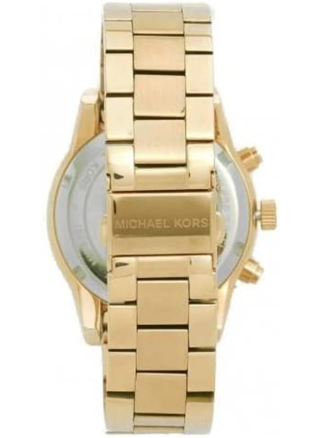 Michael Women's Ritz Round Shape Stainless Steel  - Gold - MK6356 - Image 3