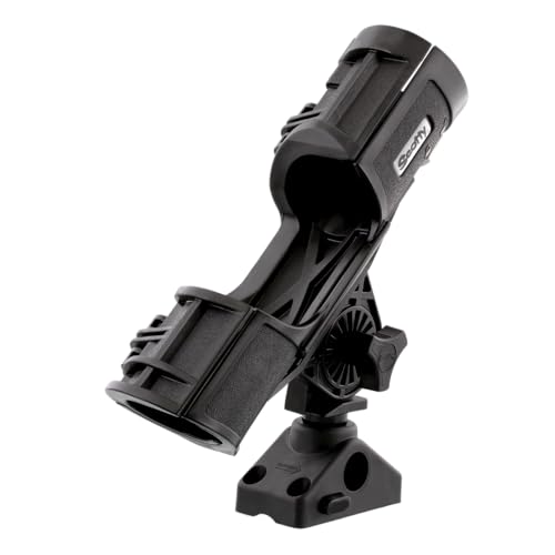Scotty #400-BK Orca Rod Holder w/ #241L Side Deck Mount,Black, Small - Image 5