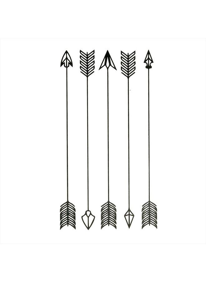 Oottati Small Cute Temporary Tattoo Arrow Arm (Set of 2)  - Image 2