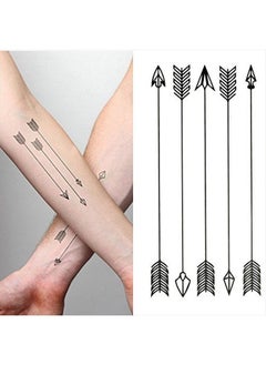 Small Cute Temporary Tattoo Arrow Arm (Set of 2)