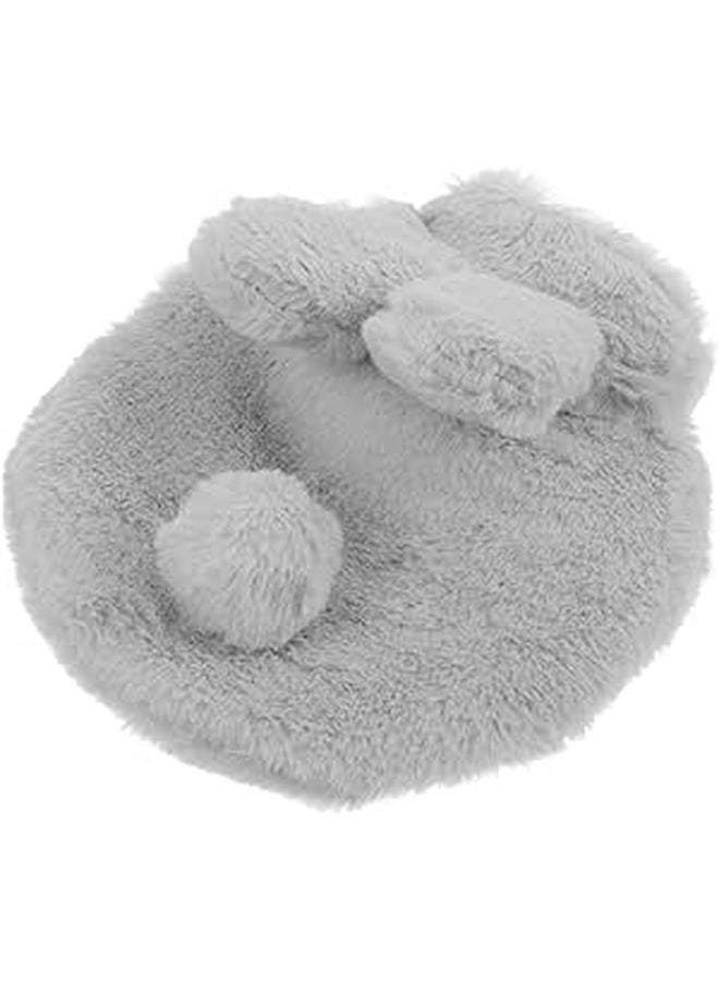 Reusable Hot Water Bottle With Plush Bunny Cover PVC Explosion Proof Portable Heat Pack For Menstrual Cramps Winter Warmth - Image 1