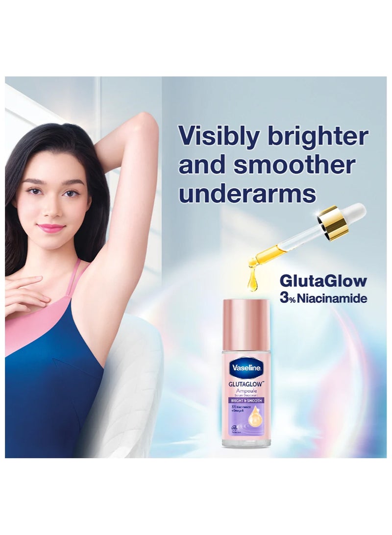 Vaseline GlutaGlow Bright & Smooth Ampoule Serum Deodorant 45ml - Image 4