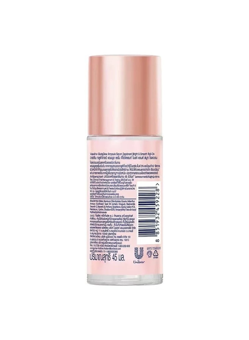 Vaseline GlutaGlow Bright & Smooth Ampoule Serum Deodorant 45ml - Image 2