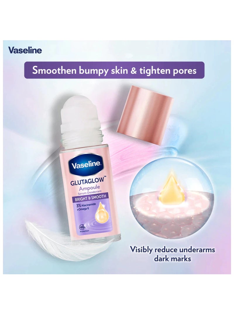 Vaseline GlutaGlow Bright & Smooth Ampoule Serum Deodorant 45ml - Image 5