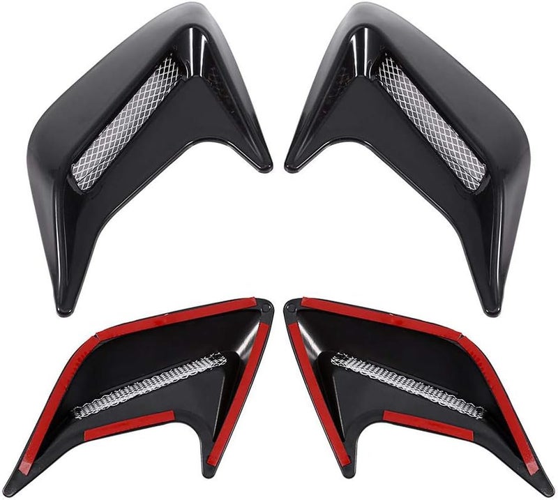 Acouto غطاء تهوية هواء زخرفي للسيارة Acouto 2PCS (أسود) - Image 3