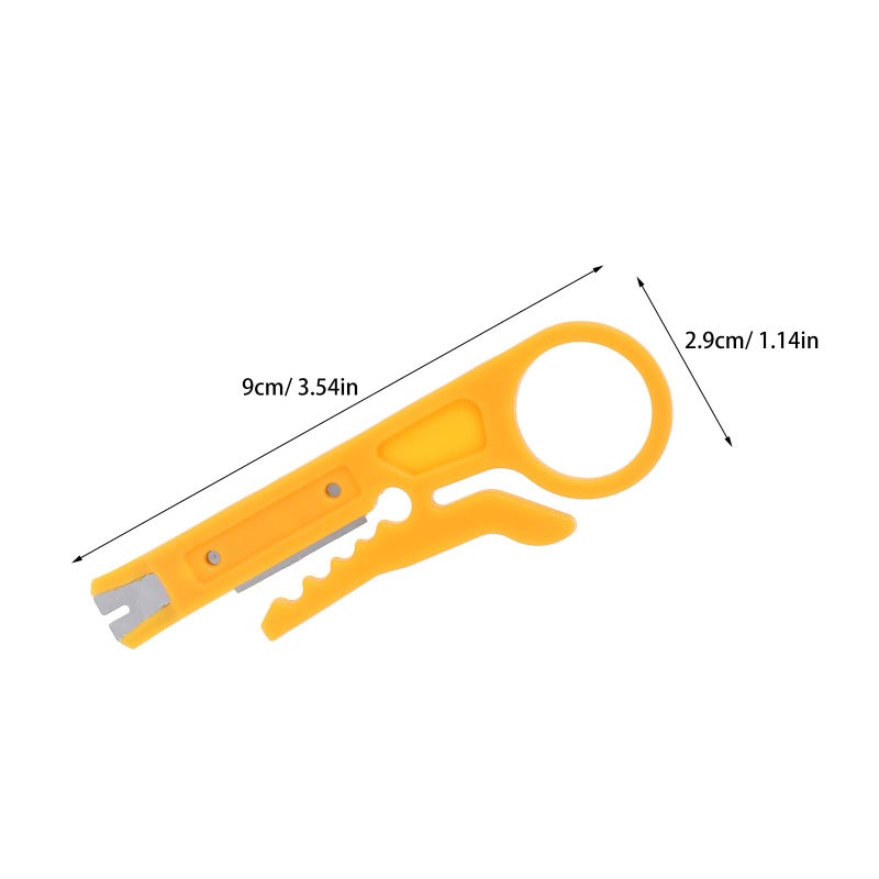 6Pcs Multifunctional Wire Stripper Pliers with Crimping and Cable Cutter Portable Household Tool - Image 3
