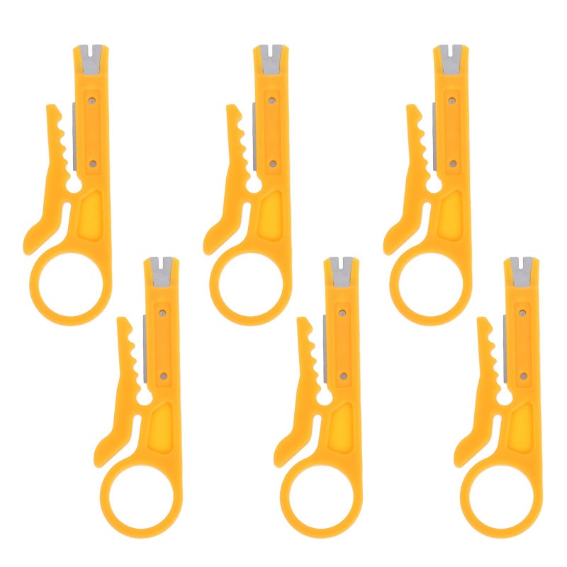 6Pcs Multifunctional Wire Stripper Pliers with Crimping and Cable Cutter Portable Household Tool - Image 2