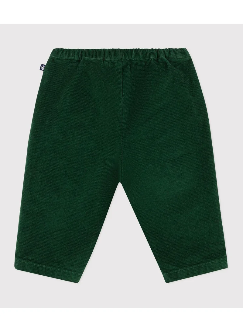 Petit Bateau Babies' plain corduroy trousers