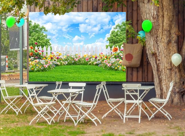 Alltten 7x5FT Spring Backdrop Spring Photo Backdrop Floral Backdrops for Photography Garden Flowers Photo Background Nature Scenery Banner F251 - Image 4