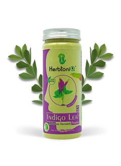 Herbtoniq 100% Natural Indigo Leaf Powder (Indigofera Tinctorial) For Hair Coloring Pack 150G  - Image 1