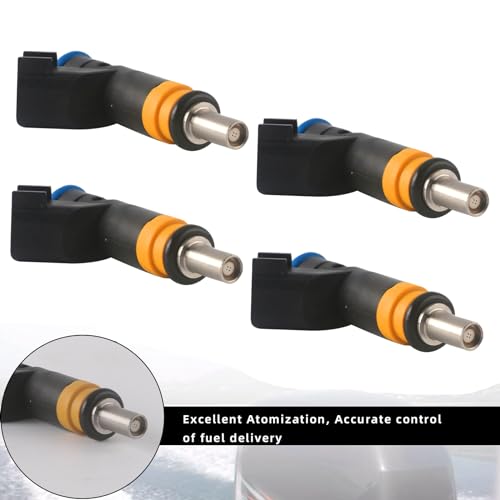 HLBTK FJ732 05037479AA RL037479AA Fuel Injectors 4 Holes Fits for Dodge Challenger Charger Durango Ram 1500 2500 3500 Jeep Commander Grand Cherokee 57L Set of 8 - Image 3
