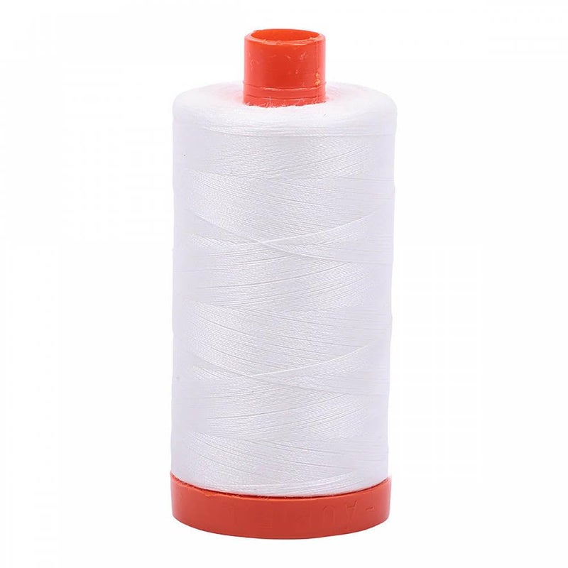 Aurifil 50wt Cotton 1,422yd-Natural White