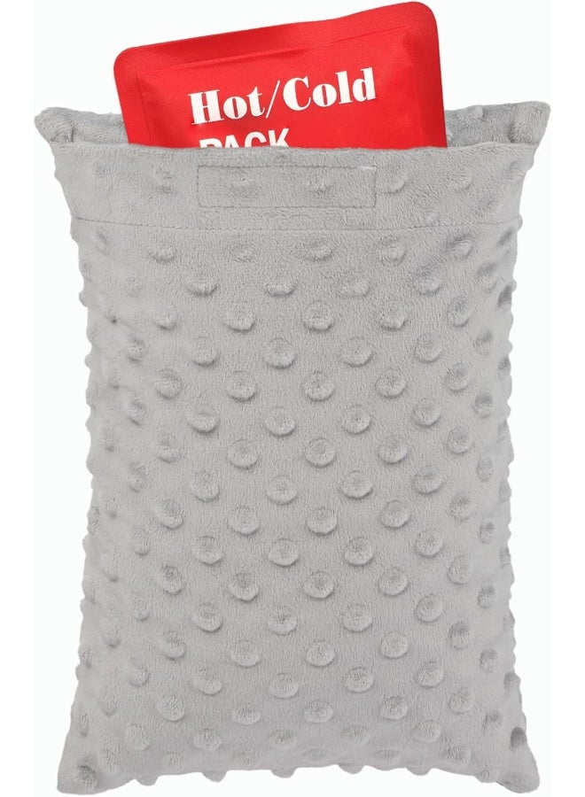 BNRendles Hysterectomy Pillow Pocket Tummy Pillows, Hysterectomy Recovery Gifts, Ice Pack Not Included, Small Portable Abdominal Cushion After Surgery Post C-Section Women Minky Dot Light Gray - Image 1