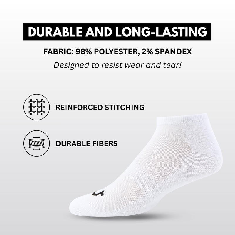 True Religion Mens Socks 6 & 12 Pairs No Show Socks for Men Premium Athletic Shoe Size 8-12 - Image 4