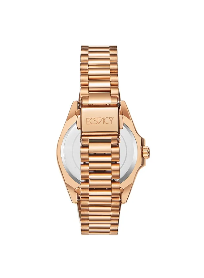 ECSTACY Women's Stainless Steel Multi Function Watch E23615-RBKK - 36 mm