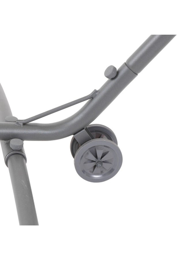 Hesperide Panao Epoxy-Treated Steel Adjustable Hammock Stand Grey 117 x 113 x 317 cm 186648 - Image 3
