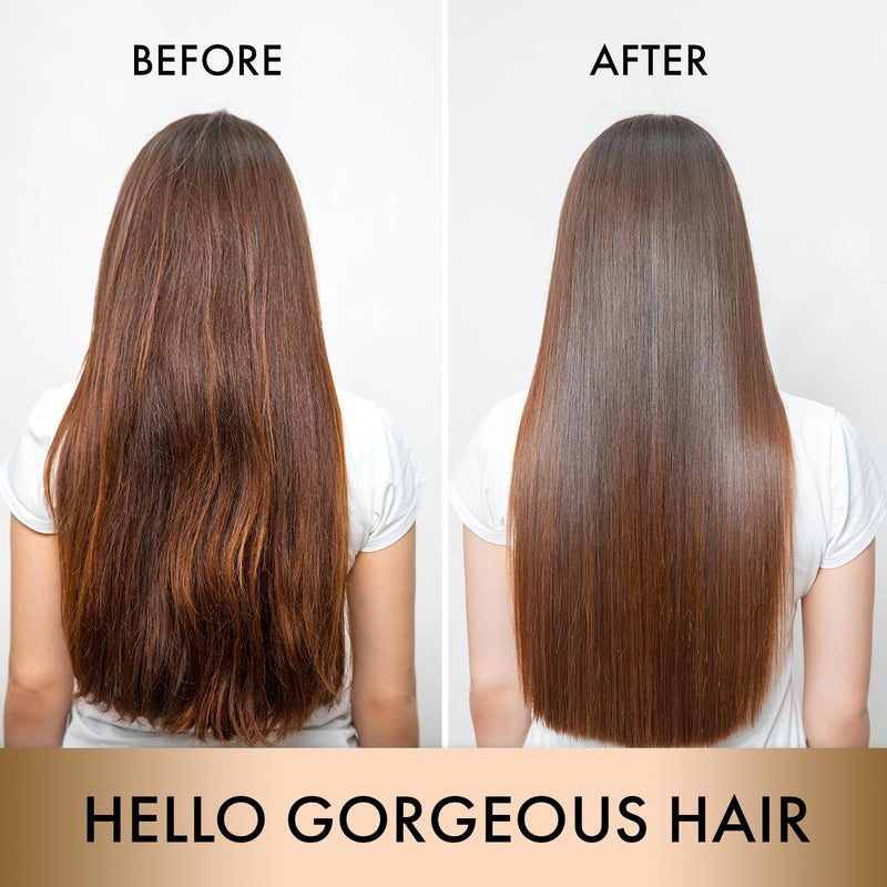 MOEHAIR Trio Pack: Protein Infused Shampoo + Color Alive Conditioner, and Leave-in Conditioner (12 Fl Oz Each) - Hydrating and Nourishing for Dry, Damaged, and Color-treated Hair - Image 4