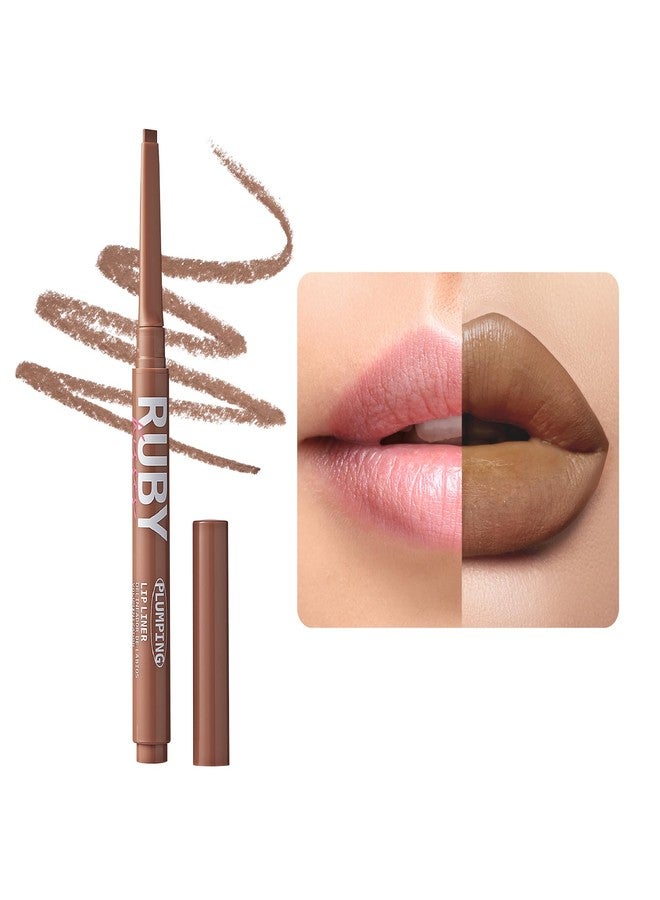 روبي كيسيز محدد شفاه روبي كيسز ذو تأثير تكبير الشفاه، شبه مطفي، مقاوم للتلطخ، غني بالأصباغ، تغطية متوسطة إلى كاملة، طرف دقيق، لون جريء لتكبير الشفاه - Image 1