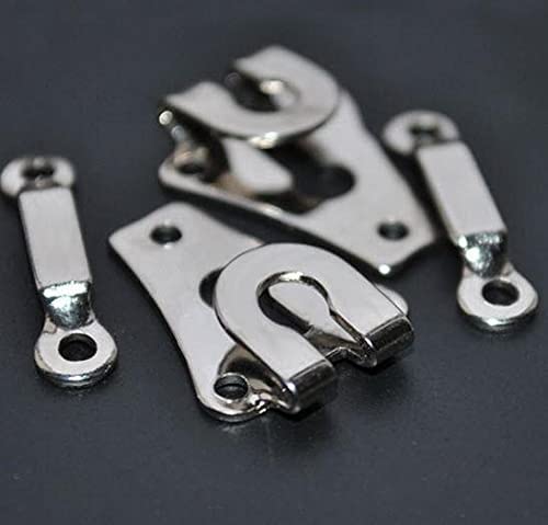 Asiatic Asiatic Stainless Steel Pant Hook Used in FroksShortsPantsDressesSkirtsTrousersSlacksSweatersGarments etc and Also Used for Making DIY Items and Crafts 20 Sets  - Image 4