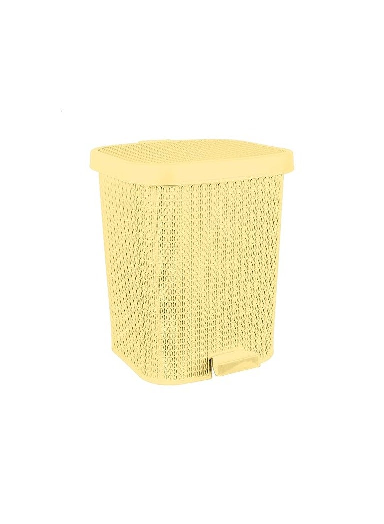 El Helal & Silver Star Palm large trash can, 20 liters, beige 62219996531558  - Image 1