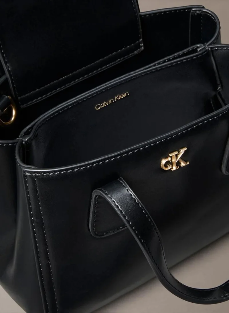 Calvin Klein Black Refined Crossbody Bag for Women | Best Price UAE