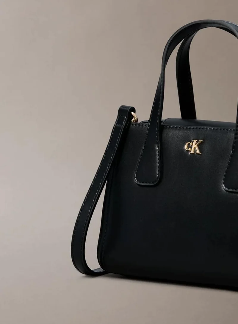 Calvin Klein Black Refined Crossbody Bag for Women | Best Price UAE