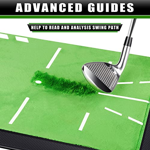 CHAMPKEY Heavy-Duty Golf Hitting Mat - Swing Path Feedback Golf Practice Mat - Ideal for Indoor and Outdoor Training - Image 4