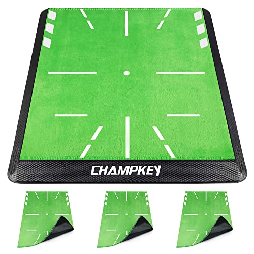 CHAMPKEY Heavy-Duty Golf Hitting Mat - Swing Path Feedback Golf Practice Mat - Ideal for Indoor and Outdoor Training - Image 1