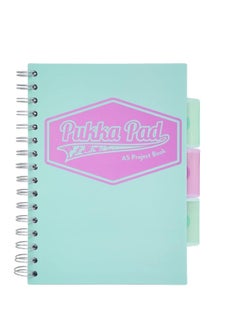Pukka Pad Pukka Pad Pastel A5 Wirebound Project Book Ruled 80gsm – 8631-PST - Assorted  - Image 1