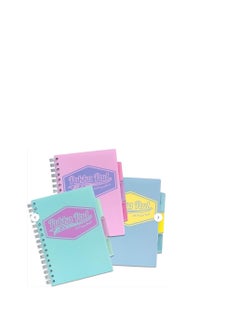 Pukka Pad Pukka Pad Pastel A5 Wirebound Project Book Ruled 80gsm – 8631-PST - Assorted  - Image 4