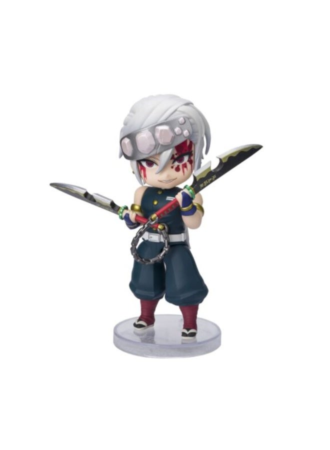 Bandai Demon Slayer Kimetsu No Yaiba Tengen Uzui Sound Breathing Version Figuarts Mini Action Figure by Bandai 
