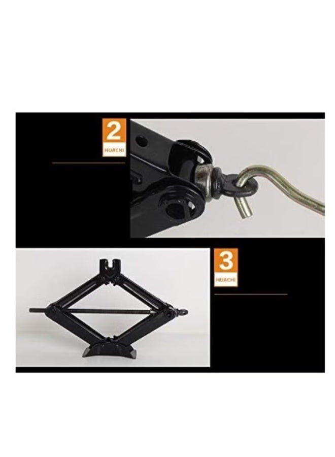 WANGLE 3Ton Scissor Jack for Car 3Ton Lifting Car Tire Jack Heavy Duty Tire Changing Kit for Auto SUV MPV Full Set - Image 5