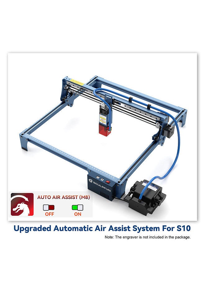 SCULPFUN Automatic Air Assist Kit with 30min/Min Automatic Air Pump Suitable for S9/S10 Laser Engraving Machine Including 32bit Automatic Air Assist Mainboard Easy Installation Kit 12V Version  - Image 2
