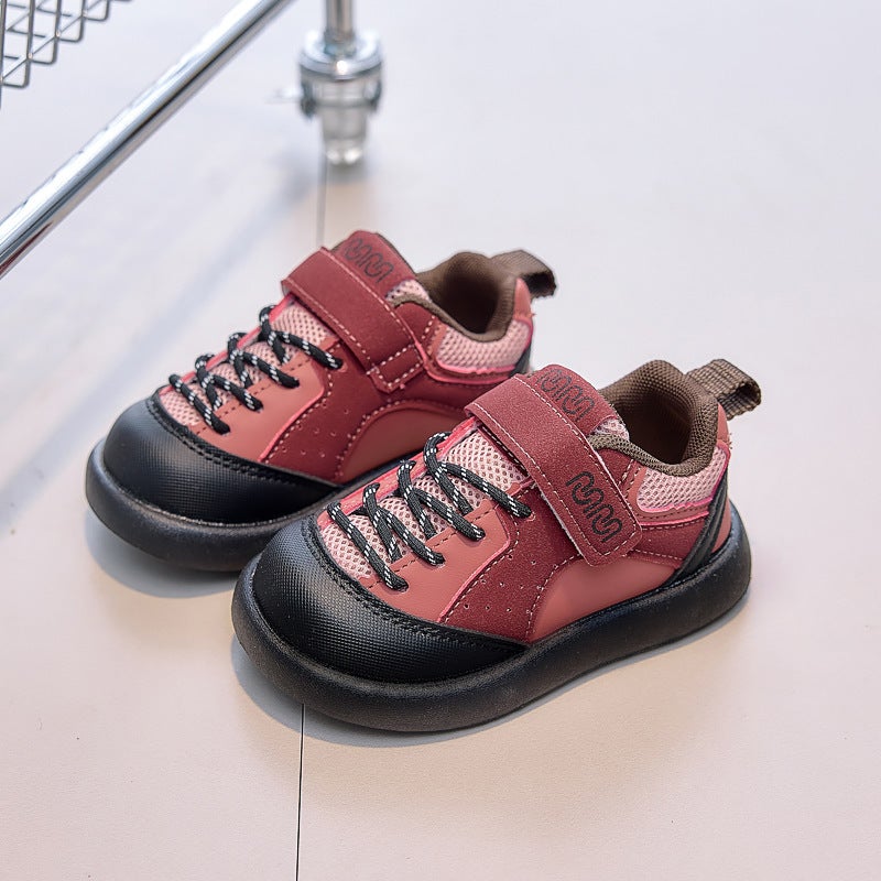 Mesh Sneakers Lightweight Flexible Sole Walking Shoes For Kids Indoor And Outdoor Activities - Image 1