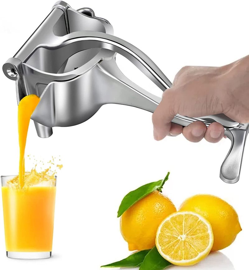Hotmark Aluminium Manual Fruit JuicerHandy Manual Fruit Press Squeezer OrangeLemonPomegranante - Image 1