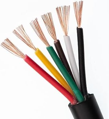 Litost Round Copper Wire Cable Size 15 MM X 6 Core With ISI MARK For Home Domestic Industrial Electrical Connections up to 1100v Use Length 5 Meter - Image 1