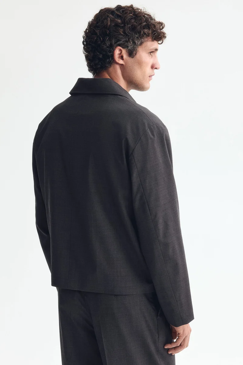 H&M  Collared wool-blend jacket for Men | Best Price UAE