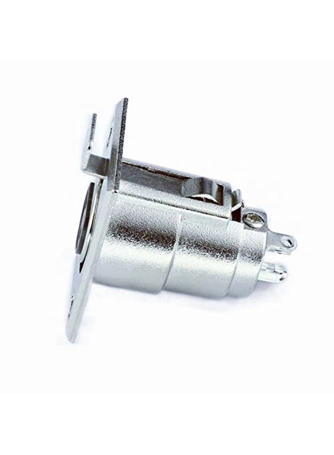 bnafes XLR 3-Pin Female Jack Socket Audio Speaker Panel Mount Connector Adapter for Microphone 6-Pack - Image 4