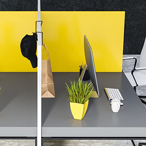 Oudain خطاطيف سلكية لجدول العمل 8 قطع لتعليق المعاطف على لوحة الجدران (أسود) - Image 3