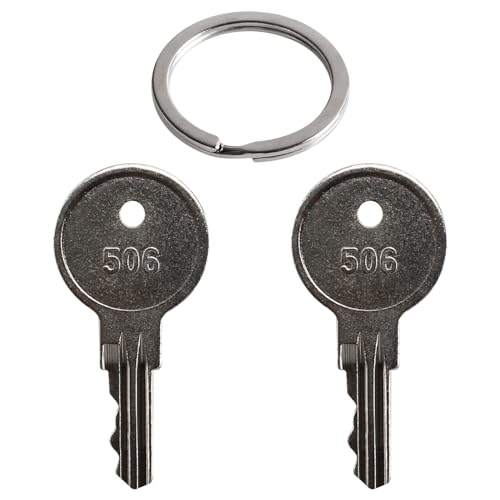 VIDABTE CH506506 Replacement Keys for RV Compartment Lock Truck Tool Box RV Compartment Lock Truck Tool Box KeyCut Keys Code CH506 2 pcs - Image 1